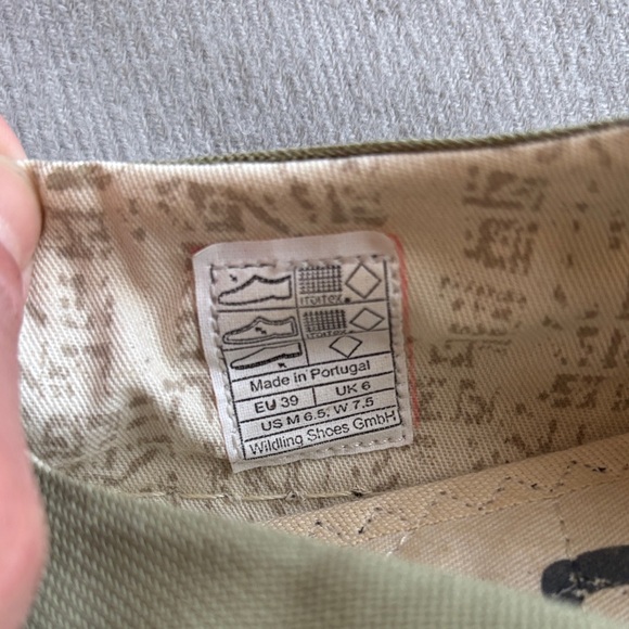 Wildings saiga women’s barefoot shoes Casual Green Flats size 7.5 - Picture 7 of 7